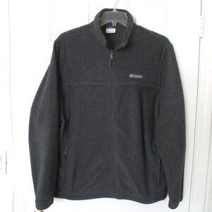 Columbia Mens L/S Gray Fleece Full Zip Sweater NWOT - Size Large